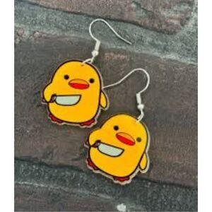 Duck Statement Earrings